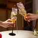 Toast New Wedding Engagement For Newlyweds Bride Best Friend Birthday Gift Goblet Champagne Glasses Pair_maomaolike.com