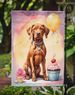 Vizsla Happy Birthday Garden Flag Mailbox Flag Decorative Yard Flag Banner Outside Patio Artwork Yard Flower Beds, Garden Size, Multicolor_maomaolike.com