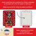 Biewer Terrier Holiday Christmas Porcelain Ornament Christmas Tree Hanging Decorations For Home Christmas Holiday, Rectangle, Gift, Multicolor_maomaolike.com
