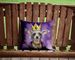 Chinese Crested King Of Mardi Gras Throw Pillow Machine Washable, Indoor Outdoor Decorative Pillow For Couch, Bed Or Patio, 14Hx14W_maomaolike.com