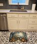 Calacas Skeletons Spooky Halloween Memory Foam Kitchen Mat Machine Washable Anti-Fatigue Mat Cushion Comfort Bath Mat Or Kitchen Rug_maomaolike.com