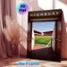 Highbury Football Stadium Painting Poster, Vibrant Realistic Stadium View Poster, Captivating Sports Field Scene Ideal For Home And Sports Bar Decor_maomaolike.com