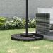 Outdoor Universal Cross Brace Stand For Small Offset Umbrella Or Large Market Umbrella, Black_maomaolike.com