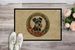Schnauzer Christmas Flowers Doormat Front Door Mat Indoor Outdoor Rugs For Entryway, Non Slip Washable Low Pile, 24H X 36W_maomaolike.com