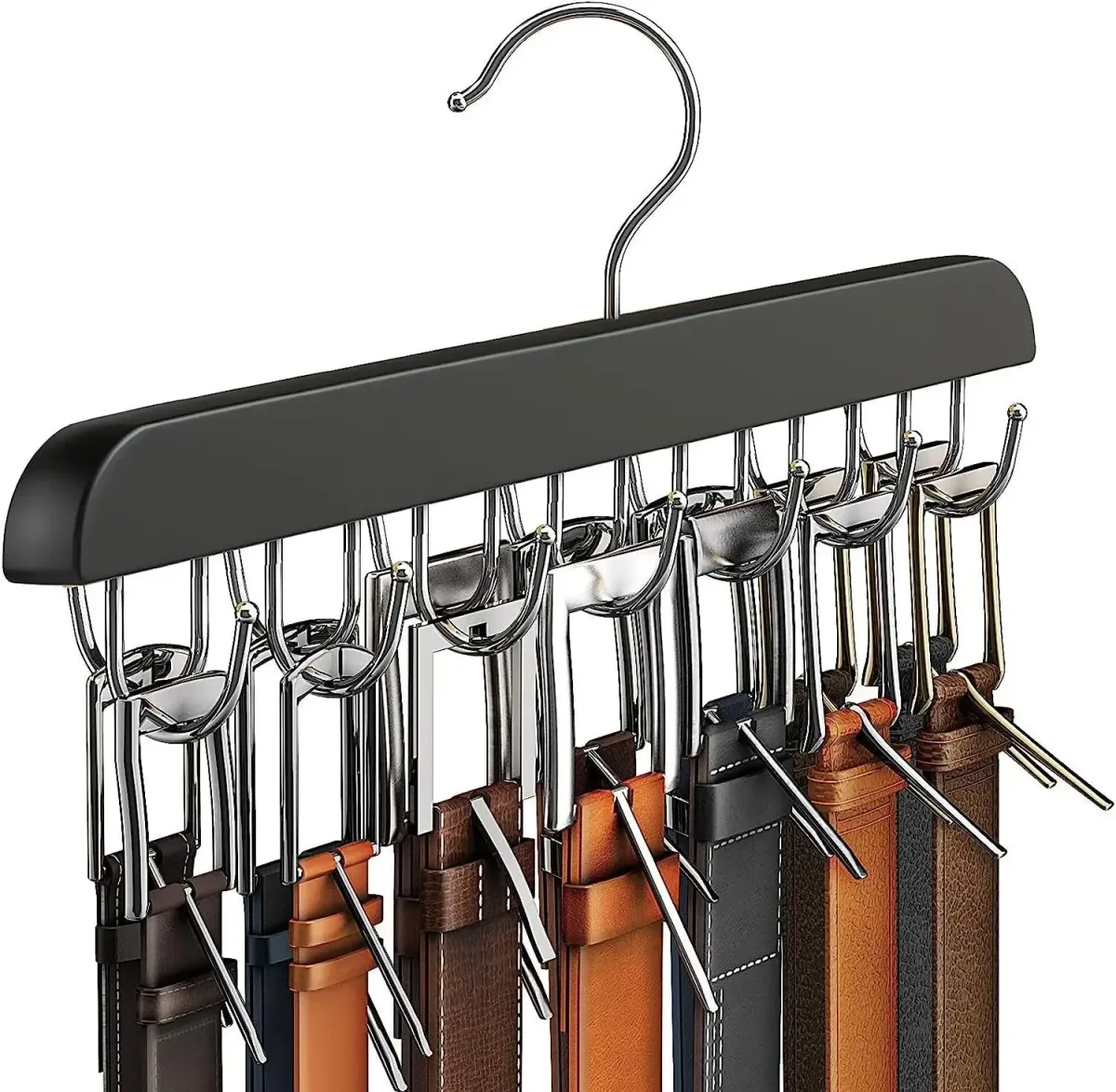 Wooden Rack Women Storage For Clothes Case Home Wardrobe Accessories Supplly Scarf Organizer Men Tie Belt Hangers_maomaolike.com