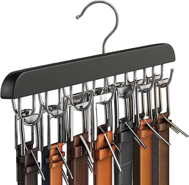Wooden Rack Women Storage For Clothes Case Home Wardrobe Accessories Supplly Scarf Organizer Men Tie Belt Hangers_maomaolike.com
