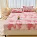 Class A Bubble Milk Velvet Printed Sheet Single Piece Thickened Rabbit Fur Coral Fleece Mattress Protector Bed Cover Three-Piece S_maomaolike.com