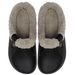 Comwarm Winter New Fuzzy House For Women Men Waterproof Garden Shoes Soft Plush Slippers Outdoor Warm Furry Clogs Slide_maomaolike.com