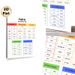 French Verb "Faire" Conjugation Painting Poster, Clear Color-coded Layout Poster, Useful For Mastering French Verb Tenses, Ideal For Language Learning_maomaolike.com