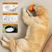 One Green And One Orange Dog Toy For Aggressive Chewing, Dog Chew Toy For Chewing Natural Rubber Sounds, Attracting Attention/reducing Anxiety And Boredom_maomaolike.com