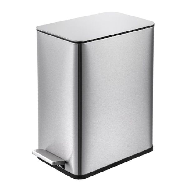 SSTC002-5L-B, Stainless Steel Kitchen Trash Can, 5L, Black_maomaolike.com