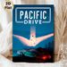 Pacific Drive Themed Painting Poster, Mysterious Vibrant Sci-Fi Wilderness & Modified Car Scene Poster, Immersive Atmospheric Design Ideal For Game_maomaolike.com