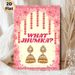 Jhumka Earring Themed Painting Poster, Vibrant Pink Floral Indian Style Poster, Cultural Aesthetic Design With Ornate Jhumka Earrings, Ideal Decor For_maomaolike.com