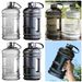 Training Sports Workout Drink 2L PETG Large Capacity Water Shaker With Handle Outdoor Gym Gallon Bottle_maomaolike.com