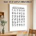 Braille Alphabet Letters & Numbers Painting Poster, Minimalist Monochrome Instructional Chart Poster, Educational Reference For Learning Braille_maomaolike.com