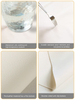 European Style Waterproof Oil-Proof Wash-Free Easy-Clean Dining Table Luxury Leather High-End Coaster Heat Insulation_maomaolike.com