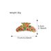 Unisex Pfeiffer large floral clip Women's colorful printed hair clip back of head Pan hair clip Shark clip_maomaolike.com