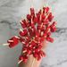 100x Love Heart Bamboo Pick Buffet Food Cupcake Fruit Tail Fork Dsert Salad Stick For Picnic Wedding Party Home_maomaolike.com
