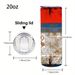 1pc Stainless Steel Thermos With Lid And Straw 600ml Insulation Straight Water Dual Wall Vacuum Cup Stains Letter Full_maomaolike.com