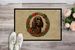 Boykin Spaniel Christmas Flowers Doormat Front Door Mat Indoor Outdoor Rugs For Entryway, Non Slip Washable Low Pile, 24H X 36W_maomaolike.com