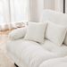 Cloud Couch 2 Seater Sofa For Living Room, Chenille 2 - Seat Sofa With 2 Lumbar Pillows And 2 Throw Pillows_maomaolike.com
