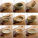 Woven Small Green Leather Tea Snack Tray Storage Living Room Dessert Dried Fruit Plate Bamboo Basket Dustpan_maomaolike.com