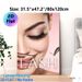 Lash Beauty Painting Poster, Soft-toned Glamorous Lash Extension Scene Poster, Elegant Beauty-themed Decor Ideal For Beauty Salons And Makeup Studios_maomaolike.com