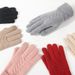 Gloves Men's and women's winter winter jacquard warm touch screen gloves_maomaolike.com