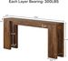 Wood Console Table, Farmhouse Sofa Table Entryway Table_maomaolike.com