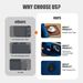 Adult Sleeper Chair Bed, 3-in-1 Convertible Sofa Chair Bed Pull-out Sofa Bed, Convenient Folding Tray Table With USB And Type-C Charging Ports For Living Room,BLUE,Fabric_maomaolike.com