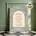 Ten Commandments Painting Poster, Vintage Floral Border Religious Text Poster, Inspirational Spiritual Decor Ideal For Home, Prayer Room_maomaolike.com