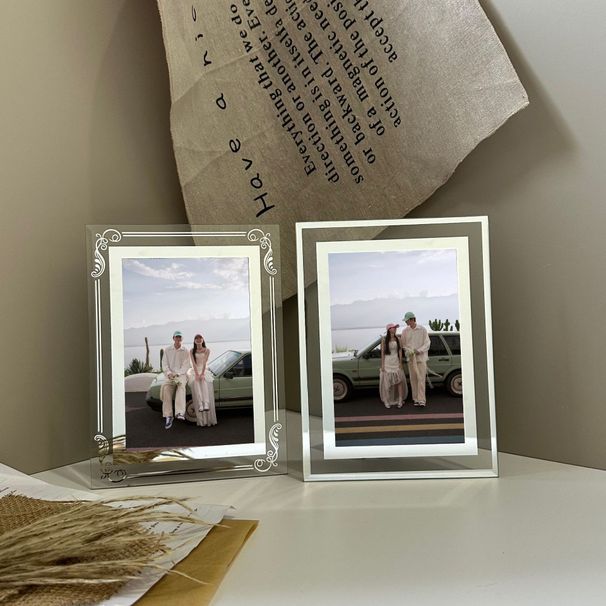 Crystal A4 Glass Wholesale Display 56inch 78inch 10inch Wedding A5 Decorative Home Photo Frame_maomaolike.com