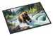 Alaskan Wilderness Grizzly Bear Doormat Front Door Mat Indoor Outdoor Rugs For Entryway, Non Slip Washable Low Pile, 24H X 36W_maomaolike.com