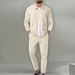 Men's Clothing 2025 New Autumn Style Youth Waffle Zipper Pocket Lapel Slim Cardigan Men's Jacket Suit_maomaolike.com