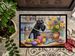 Decorating Easter Kerry Blue Terrier Doormat Front Door Mat Indoor Outdoor Rugs For Entryway, Non Slip Washable Low Pile, 24H X 36W_maomaolike.com