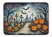 Day Of The Dead Spooky Halloween Memory Foam Kitchen Mat Machine Washable Anti-Fatigue Mat Cushion Comfort Bath Mat Or Kitchen Rug_maomaolike.com