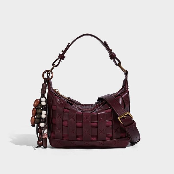 This Year's Trend 2026 New Niche Design Woven Hollow Handheld Basket Stylish Versatile Trendy Women's Bag_maomaolike.com