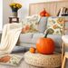 4Pcs Fall Pillow Covers Pumpkin Pick Of The Patch Thankful Pattern Autumn Throw Pillow Covers Thanksgiving Watercolour Farmhouse Pillowcase For Home Sofa Couch_maomaolike.com