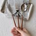 Stainless Steel Western Tableware Ins Style Steak Knife Household Adult Dessert Spoon Fork Three-Piece Set_maomaolike.com