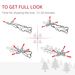 Artificial Prelit Christmas Tree, Sparse Realistic Cedar Tree With Dual Color LED Lights And Tips, Easy Assembly, Hinged Xmas Tree For Home Office Holiday_maomaolike.com