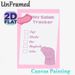 Salah Tracker Painting Poster, Soft Pink Cartoon-style Poster, Practical Tracker For Daily Salah, Suitable For Prayer Room And Home_maomaolike.com