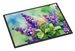 New Hampshire Purple Lilac In Watercolor Doormat Front Door Mat Indoor Outdoor Rugs For Entryway, Non Slip Washable Low Pile, 24H X 36W_maomaolike.com