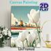 Dutch Windmill & Tulip Themed Painting Poster, Vibrant Stylized Pastoral Scene Poster, Serene Countryside View With Blooming Tulip Fields, Ideal For_maomaolike.com
