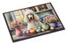 Decorating Easter White Poodle Doormat Front Door Mat Indoor Outdoor Rugs For Entryway, Non Slip Washable Low Pile, 24H X 36W_maomaolike.com