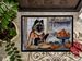 Keeshond Fall Kitchen Pumpkins Doormat Front Door Mat Indoor Outdoor Rugs For Entryway, Non Slip Washable Low Pile, 24H X 36W_maomaolike.com
