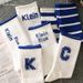 Unisex Klein Blue Socks men's mid-tube ins Tide tube deodorant sports basketball stockings for men_maomaolike.com