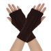Unisex Twist gloves knitted wool half-fingered sleeves students write computer open-fingered gloves cross-border wool gloves_maomaolike.com
