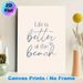 Beach Quote Painting Poster, Minimalist Soft Script Text With Shell Accent Poster, Gentle Coastal-themed Decor For Bedroom, Living Room, Beach-style_maomaolike.com