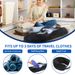 with Fillable Clothing U-Shaped Pillowcase, Extra Storage Bag, Velvet Neck Pillow Cover For Airplane Travel_maomaolike.com
