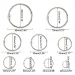 15/30pcs 20-88mm Loose Leaf Book Binder Hinge Snap O Ring Locking Keychain Metal Craft Parts 20 25 30 38 45 50 55 70 88mm_maomaolike.com